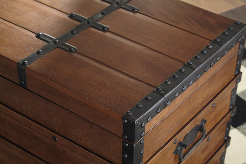 Kettleby Brown Storage Trunk - DMV FurnitureTrunk
