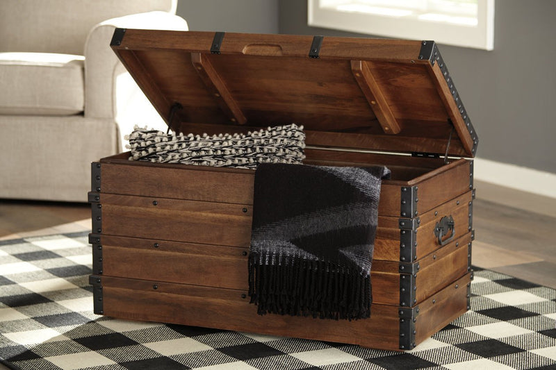Kettleby Brown Storage Trunk - DMV FurnitureTrunk