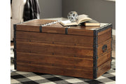 Kettleby Brown Storage Trunk - DMV FurnitureTrunk