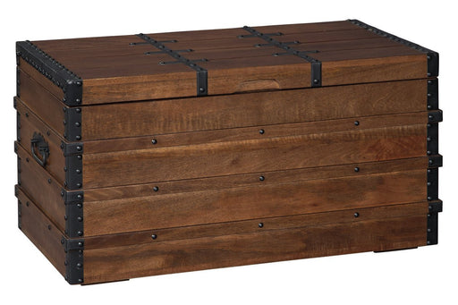 Kettleby Brown Storage Trunk - DMV FurnitureTrunk