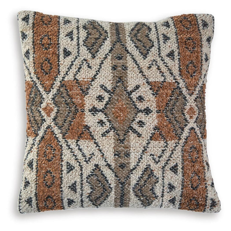 Kierenworth Sienna/Ivory/Black Pillow - A1001110P