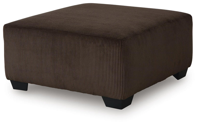 Kimlee Chocolate Oversized Accent Ottoman - PC3560308