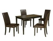 Kimonte Dark Brown 5 - Piece Rectangular Dining Set - DMV FurnitureDining Room Set