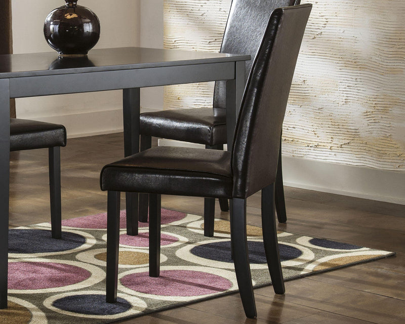 Kimonte Dark Brown Dining Chair (Set of 2) - D250-02X2
