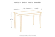 Kimonte Dark Brown Dining Table - DMV FurnitureDining Table