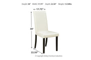 Kimonte Ivory Dining Chair (Set of 2) - DMV FurnitureDining Chair