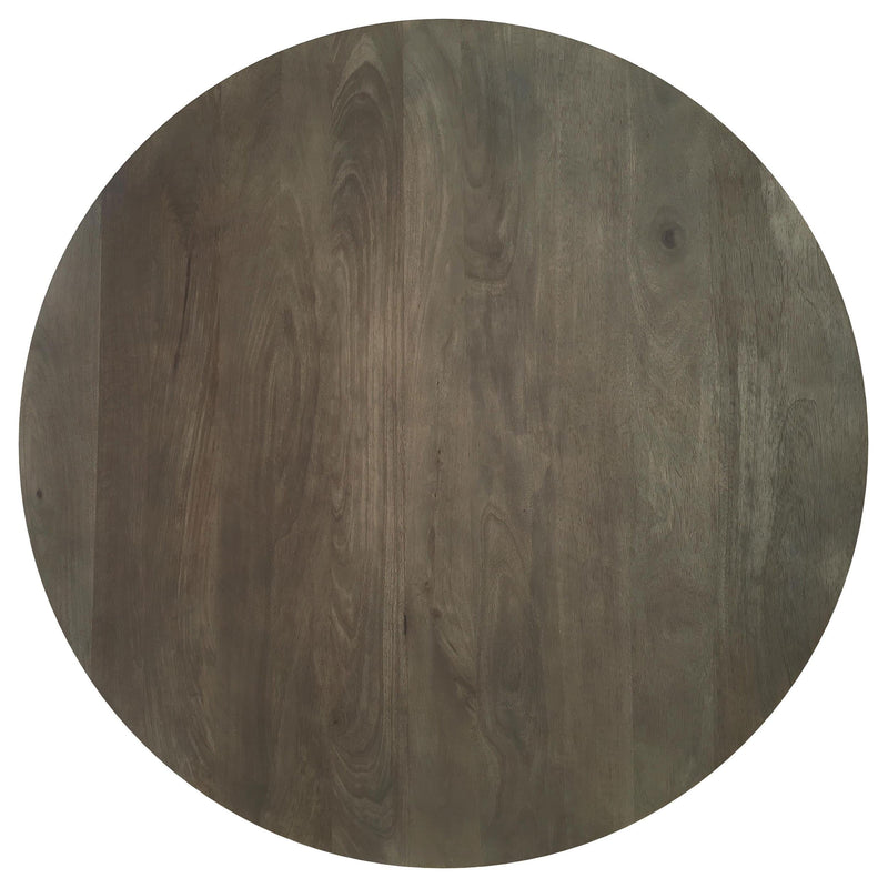 Kinkaid Round Solid Mango Wood Coffee Table Brown - 710138
