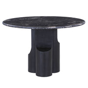 Kinton Round Dining Table w/Natural Marble Top - DN04795