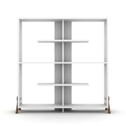 Kipp Bookcase in Walnut-White - 710-KIP-BC-RF170201