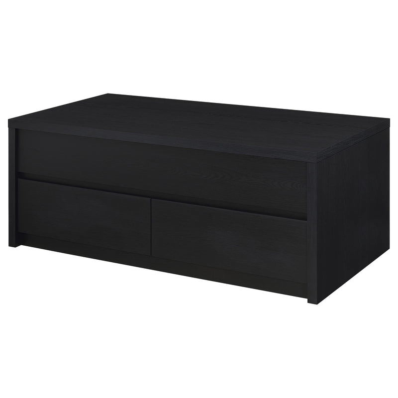 Knapp 3-piece Lift Top Coffee Table Set Black - 706228-S3