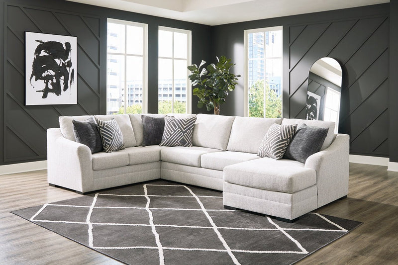 Koralynn Stone 3 - Piece RAF Chaise Sectional - DMV FurnitureSectional