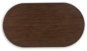Korestone Coffee Table with 1 End Table in Dark Brown - PKG019337