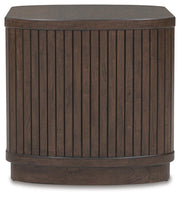 Korestone Coffee Table with 1 End Table in Dark Brown - PKG020837