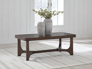 Korestone Dark Brown Coffee Table - T438-1
