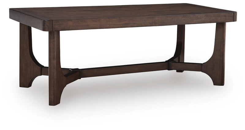 Korestone Dark Brown Coffee Table - T438-1