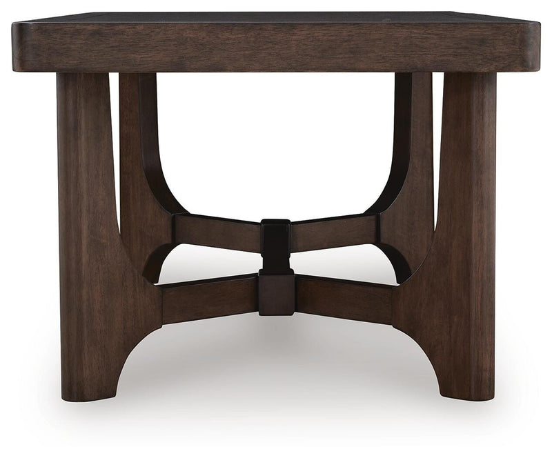 Korestone Dark Brown Coffee Table - T438-1
