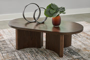 Korestone Dark Brown Coffee Table - T689-0