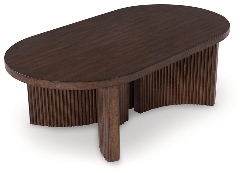 Korestone Dark Brown Coffee Table - T689-0
