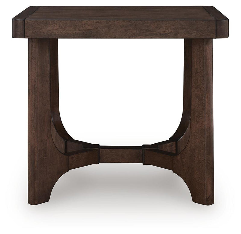 Korestone Dark Brown End Table - T438-3