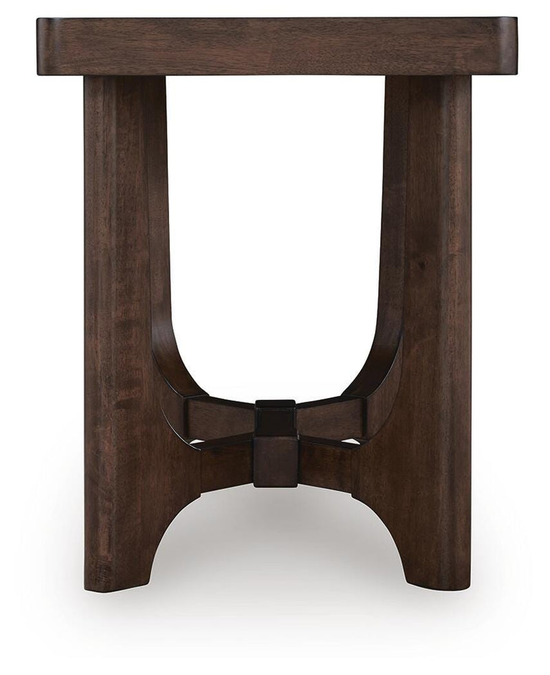 Korestone Dark Brown End Table - T438-3