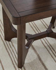Korestone Dark Brown End Table - T438-3