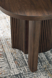 Korestone Dark Brown End Table - T689-6