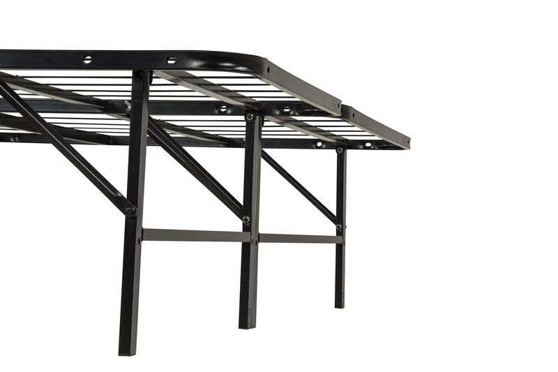 Kramer Queen Folding Metal Platform Bed Frame Black - 305696Q