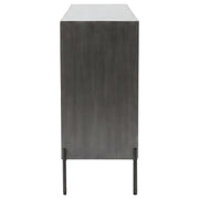 Krause 3-door Bone Inlay Accent Cabinet Grey and Black - 950452
