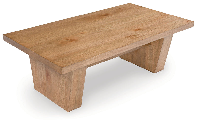Kristiland Light Brown Coffee Table - T674-1