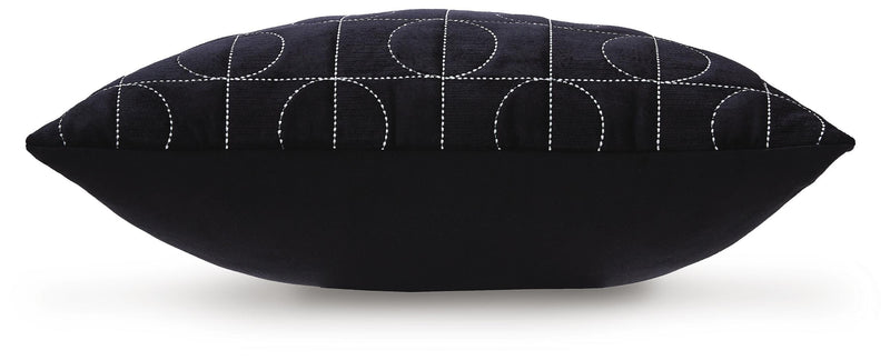 Kydner Black/Silver Pillow (Set of 4) - A1001108
