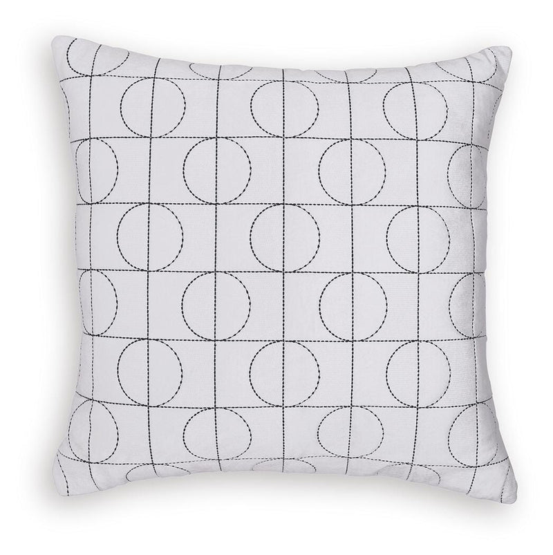 Kydner White/Black Pillow (Set of 4) - A1001107