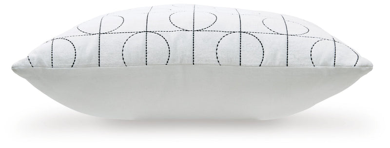 Kydner White/Black Pillow (Set of 4) - A1001107