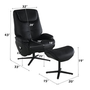 Labonita Motion Accent Chair W/Swivel & Ottoman - AC02992