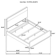 Ladera 56-inch California King Panel Bed Light Elm - 225081KW