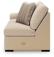 LadyMae Twill Left-Arm Facing Loveseat - 5940455