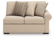 LadyMae Twill Right-Arm Facing Loveseat - 5940456