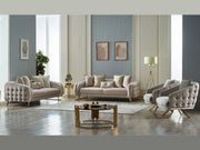 Laguna 35" Wide Tufted Armchair - Accent Chairs
