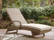 Laguna Heights Beige Chaise Lounge with Cushion - PCP790-815