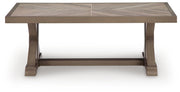 Laguna Heights Beige Outdoor Coffee Table - PCP790-701