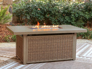 Laguna Heights Beige Outdoor Fire Pit Table - PCP790-773
