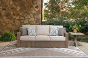 Laguna Heights Outdoor Sofa and Loveseat in Beige - PKG024604