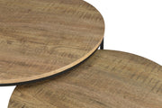 Lainey 2-piece Round Nesting Coffee Table Mango - 736030