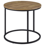 Lainey Round Occasional Side End Table Mango - 736037