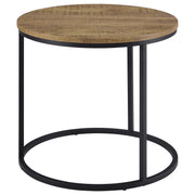 Lainey Round Occasional Side End Table Mango - 736037