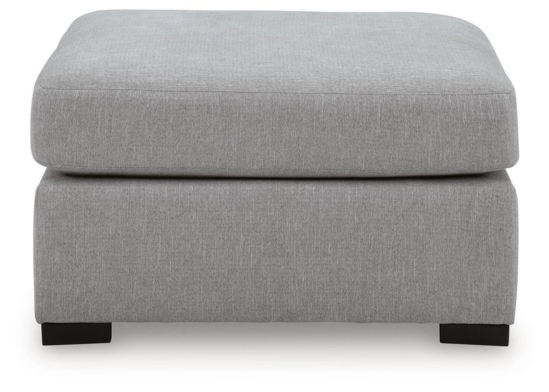 Lakepoint Nickel Oversized Accent Ottoman - 6680408