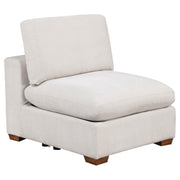 Lakeview 5-piece Upholstered Modular Sectional Sofa Ivory - 551461-SETB