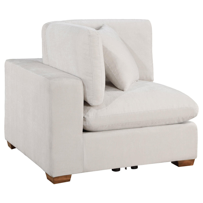 Lakeview 5-piece Upholstered Modular Sectional Sofa Ivory - 551461-SETB