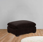 Lakeview Rectangular Upholstered Ottoman Dark Chocolate - 551466