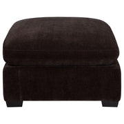 Lakeview Rectangular Upholstered Ottoman Dark Chocolate - 551466