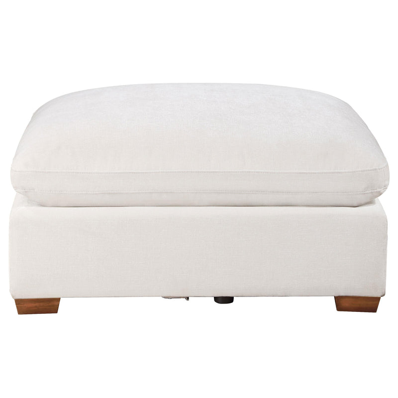 Lakeview Rectangular Upholstered Ottoman Ivory - 551463